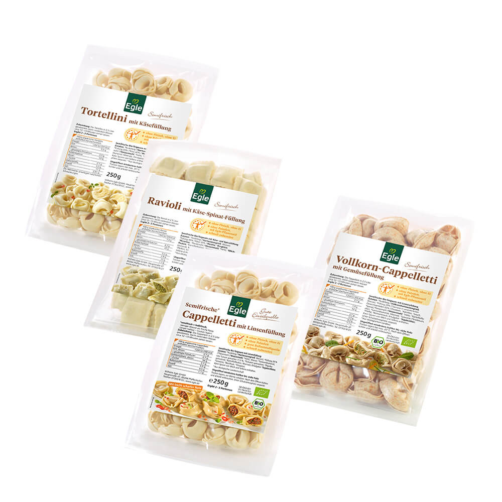 Bio Pasta-Paket, 4 x 250 g