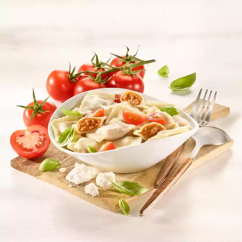 BIO Ravioli mit Tomaten-Käse-Füllung, 250 g