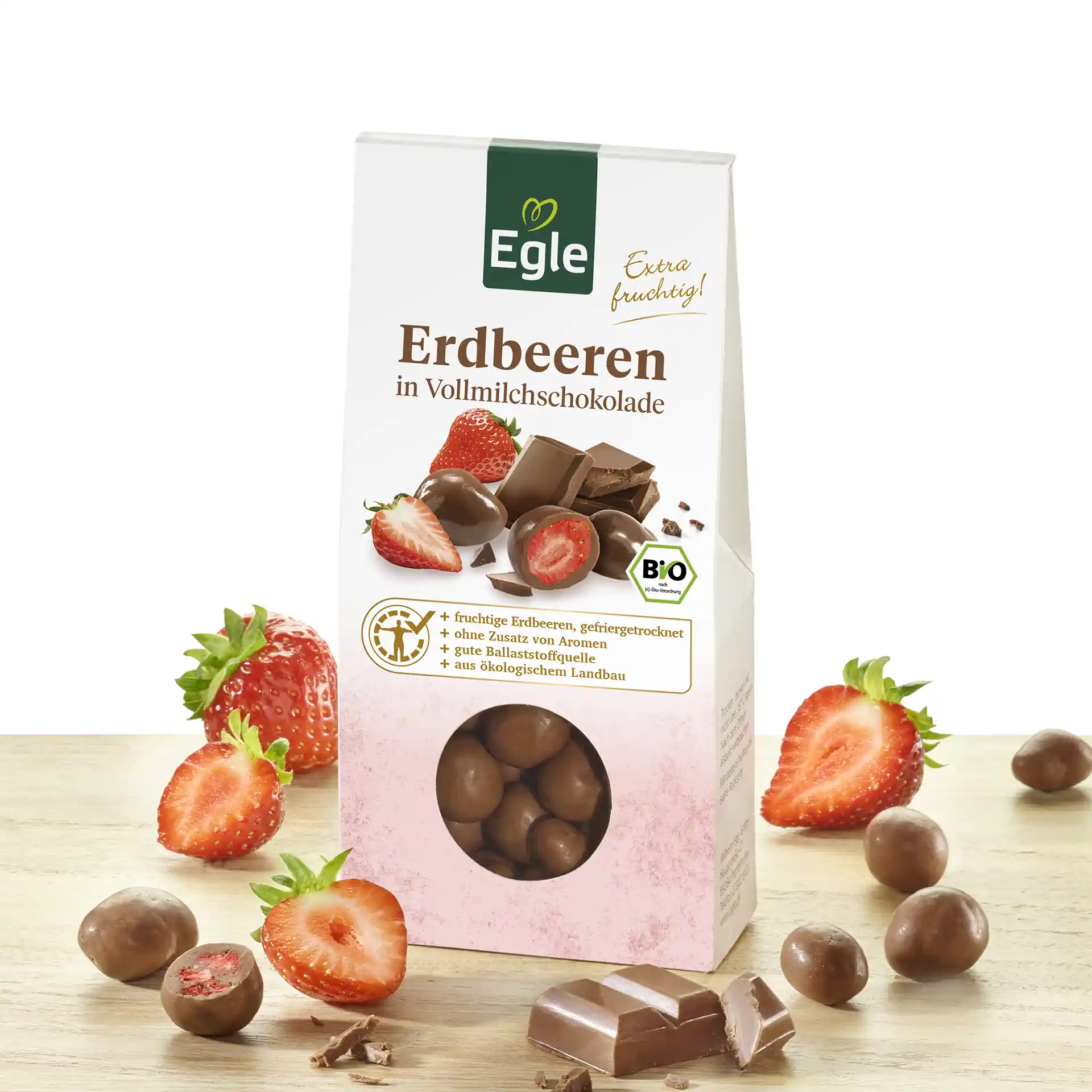 Erdbeeren in Schokolade