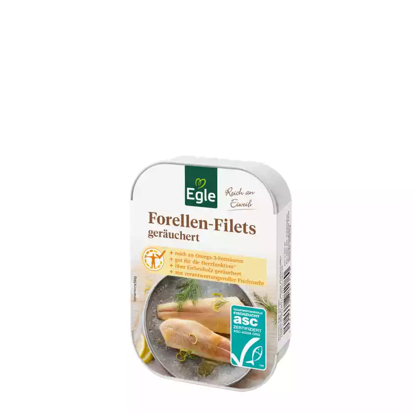 Forellenfilets geräuchert, 110 g