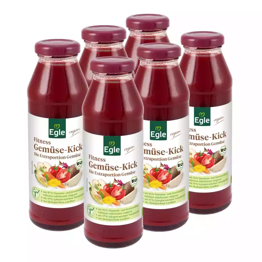 BIO Fitness-Gemüse-Kick, 6 x 280 ml