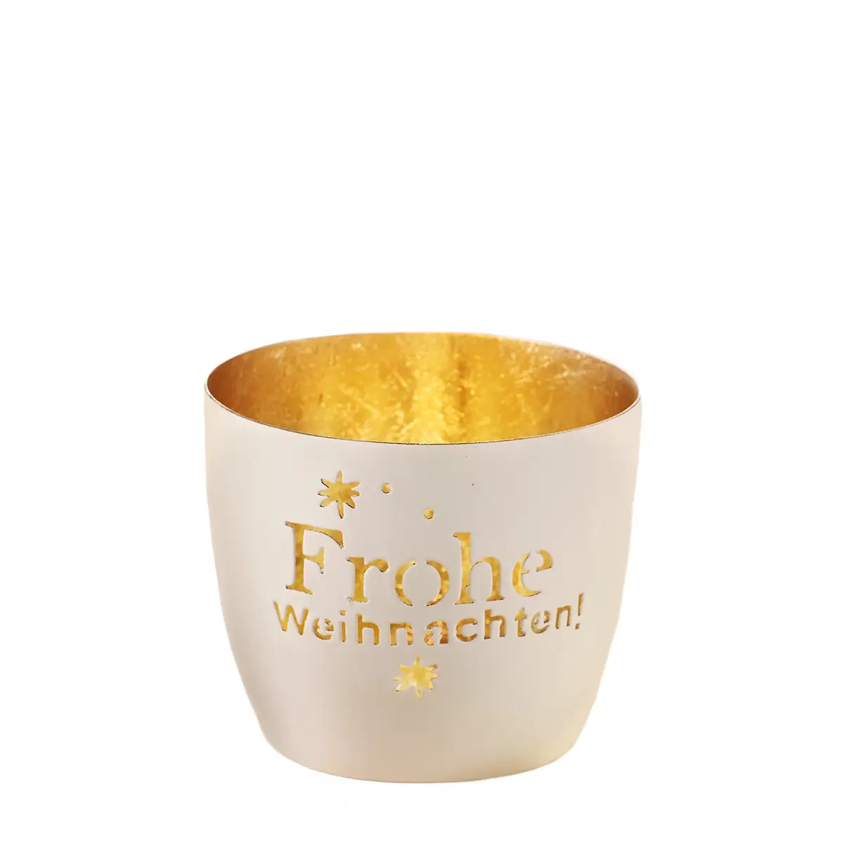 Windlicht "Frohe Weihnachten"