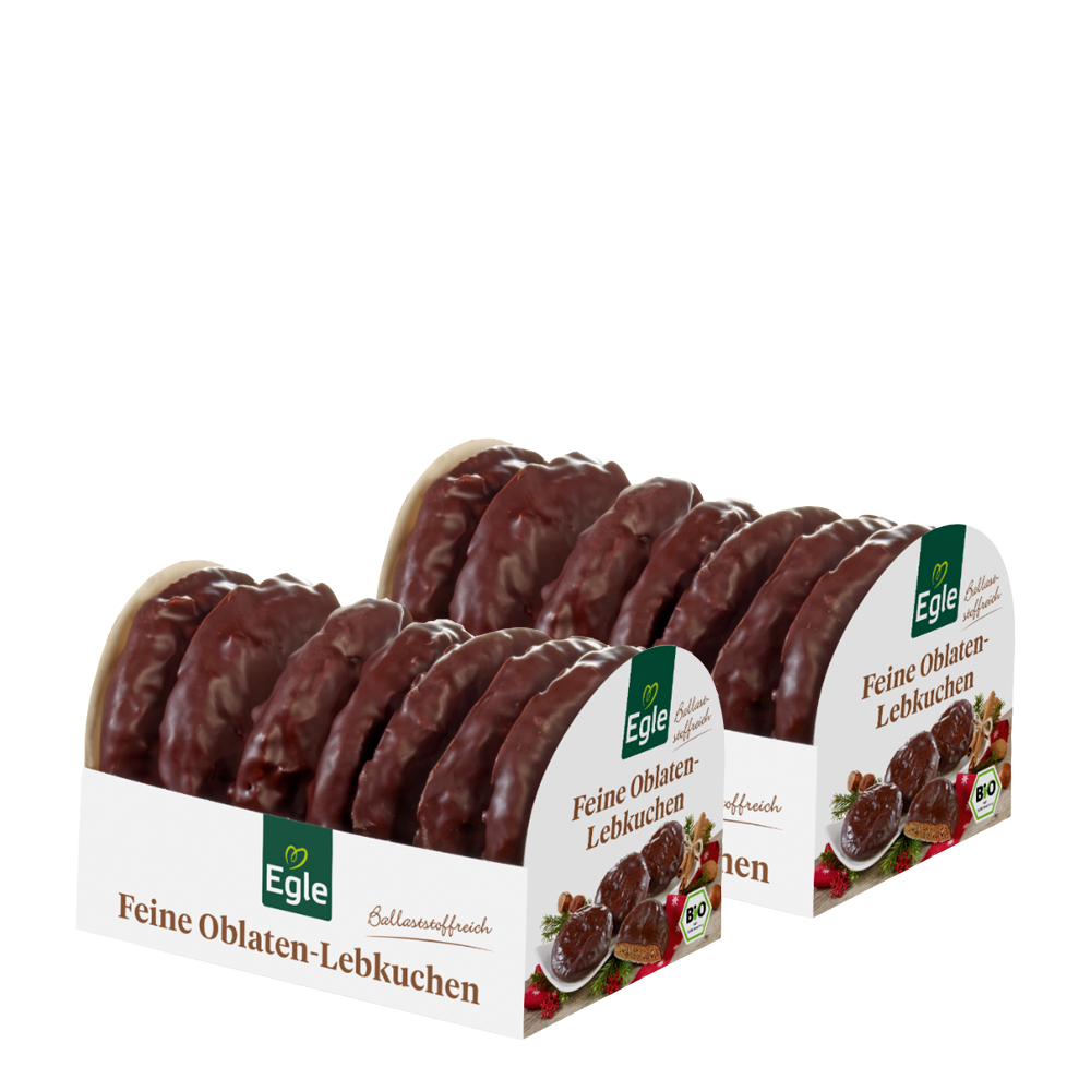 Bio Feine Oblaten-Lebkuchen, 2 x 200 g