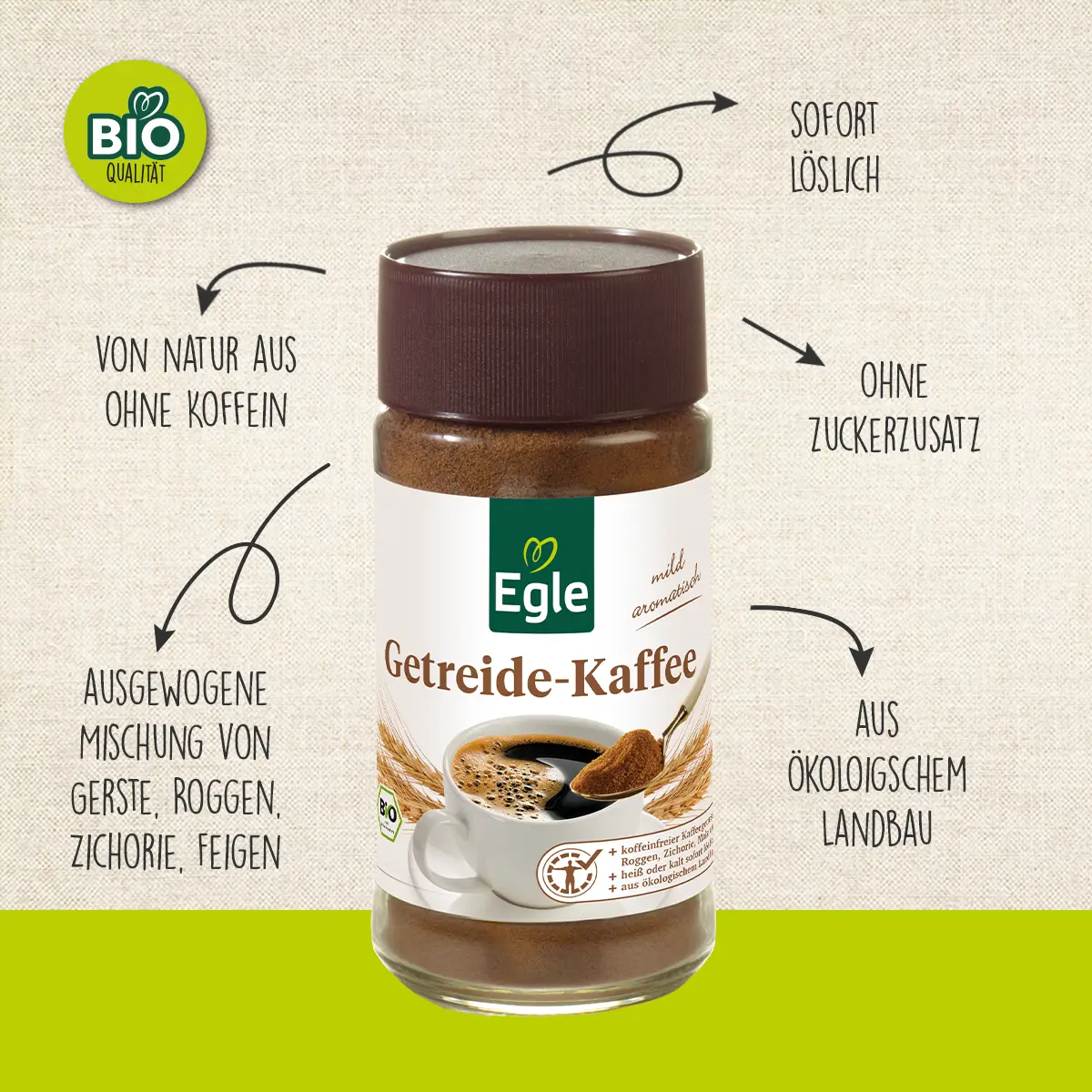 Bio Getreide-Kaffee, 2 x 100 g