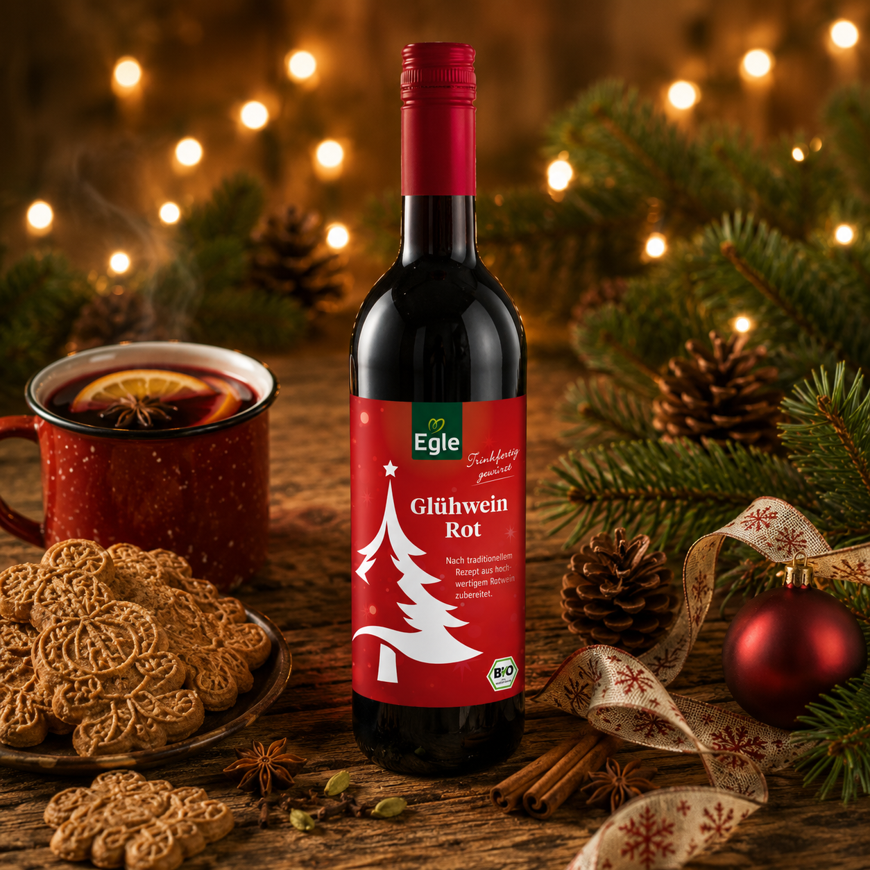 BIO Glühwein rot, 0,75 l