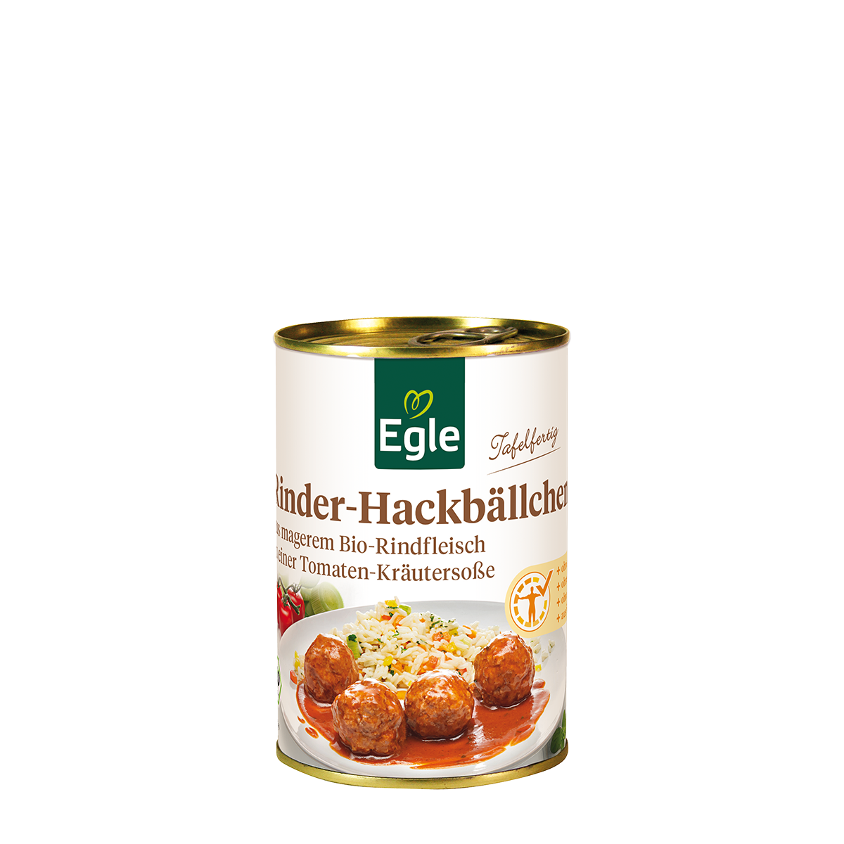 BIO Rinder-Hackbällchen in Tomatensauce, 400 g