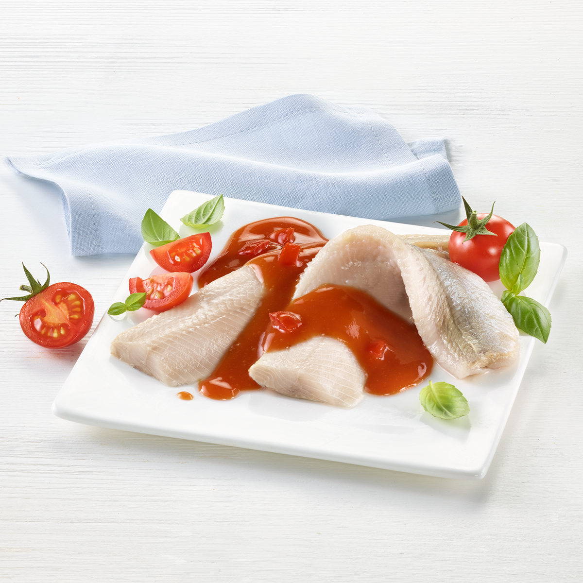 Heringsfilets in Tomatensauce, 3 x 190 g