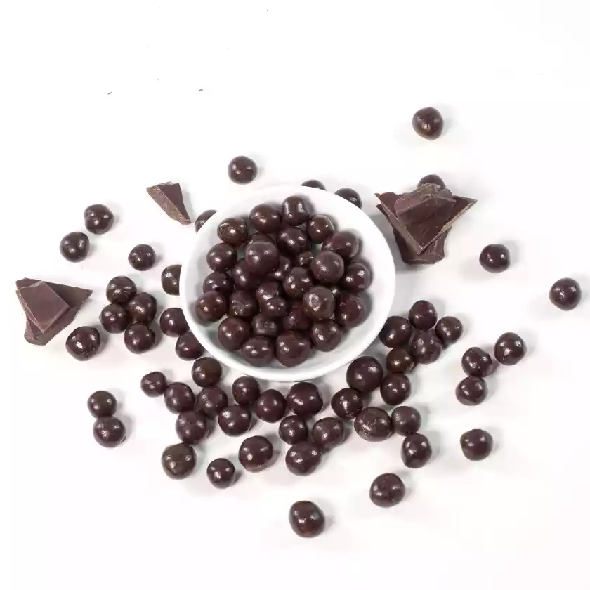 BIO Kichererbsen-Snack in Zartbitterschokolade, 2 x 100 g