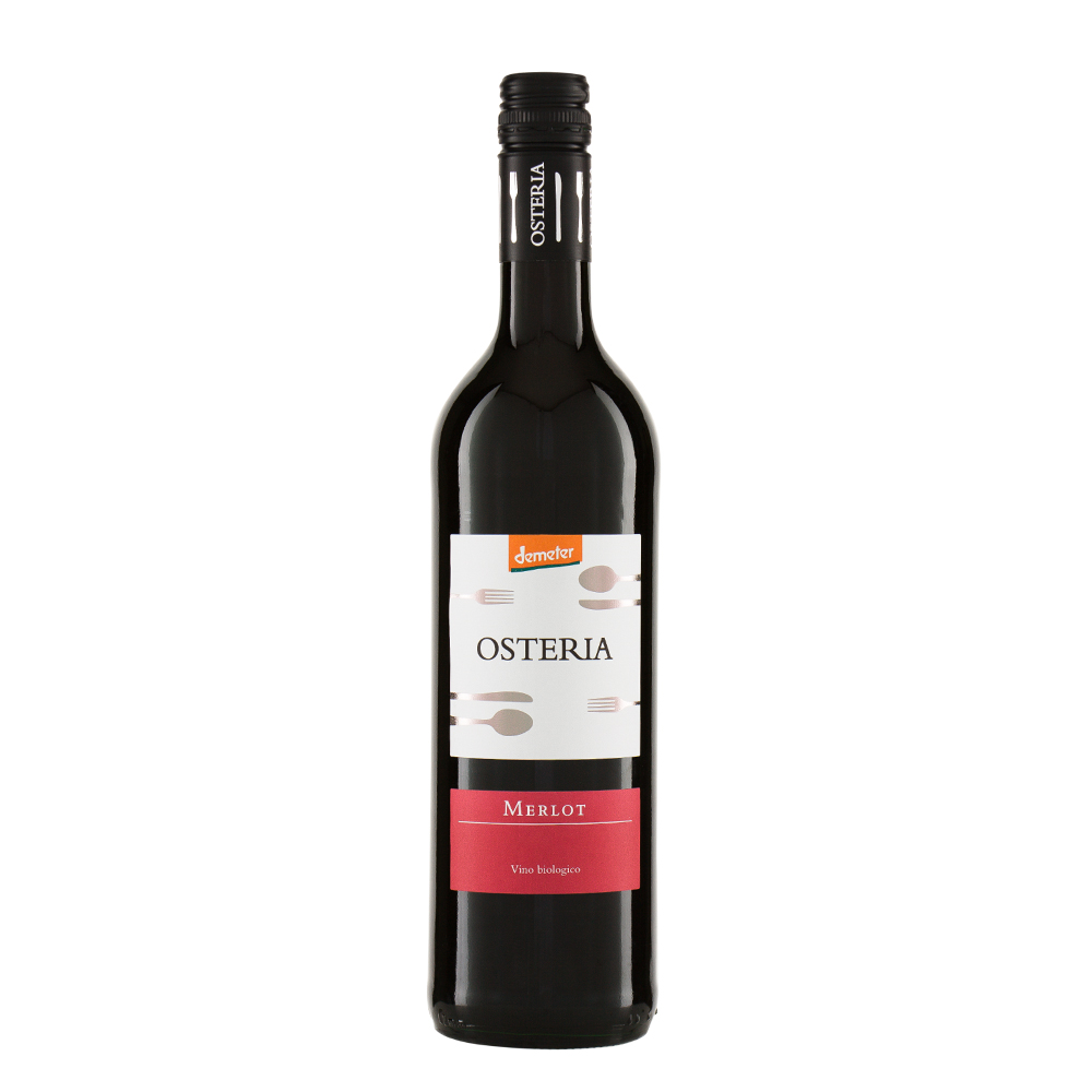 Osteria Merlot - Bio Rotwein aus Italien, 0.75 l