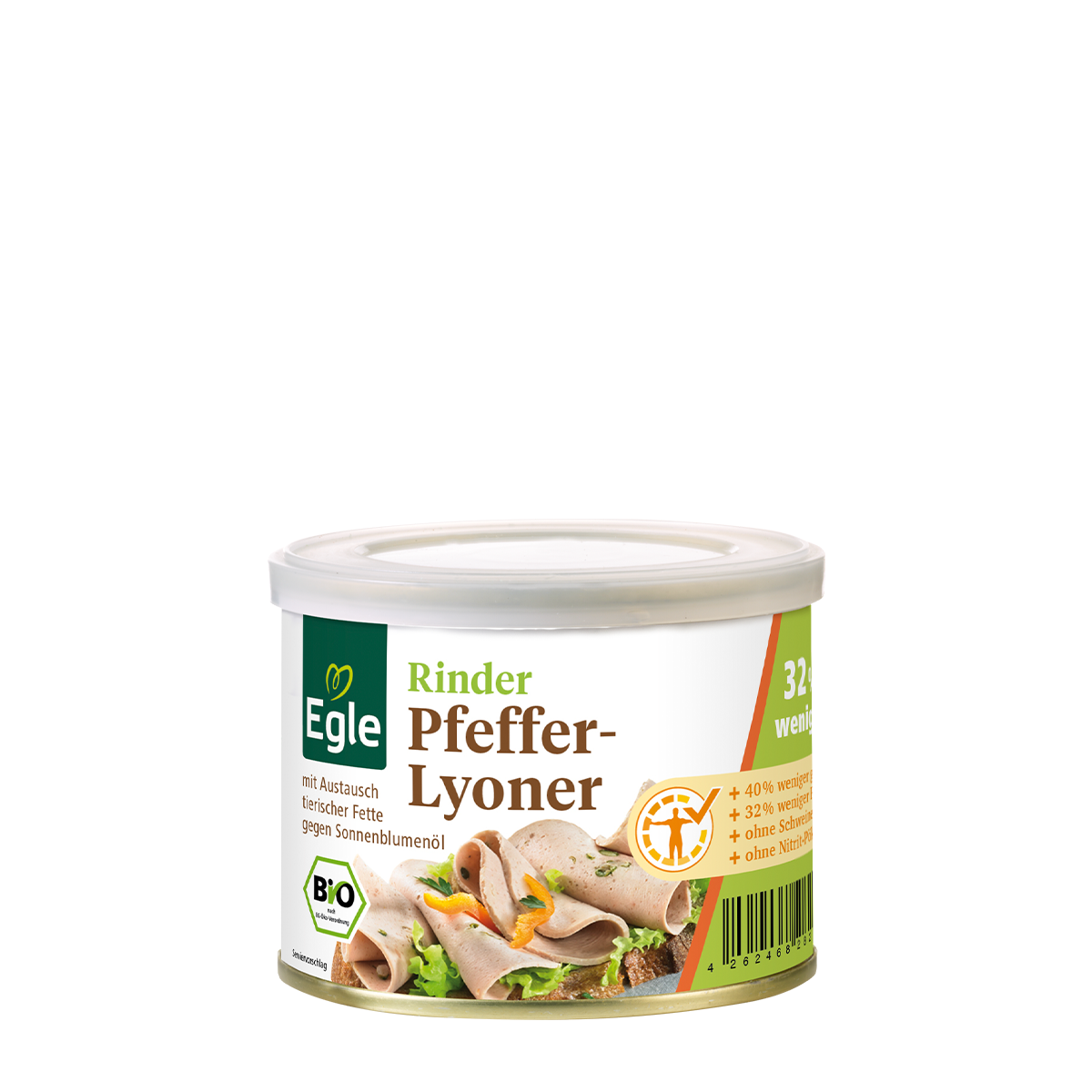 BIO Rinder-Pfeffer-Lyoner, 200 g