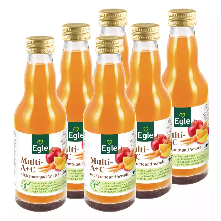 BIO Multi-A+C-Saft, 6 x 200 ml
