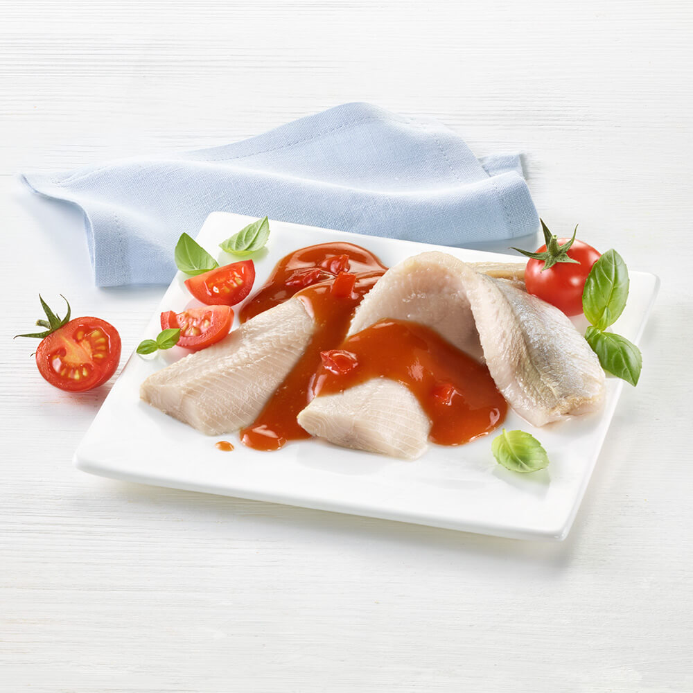 Heringsfilets in Tomatensauce, 3 x 190 g