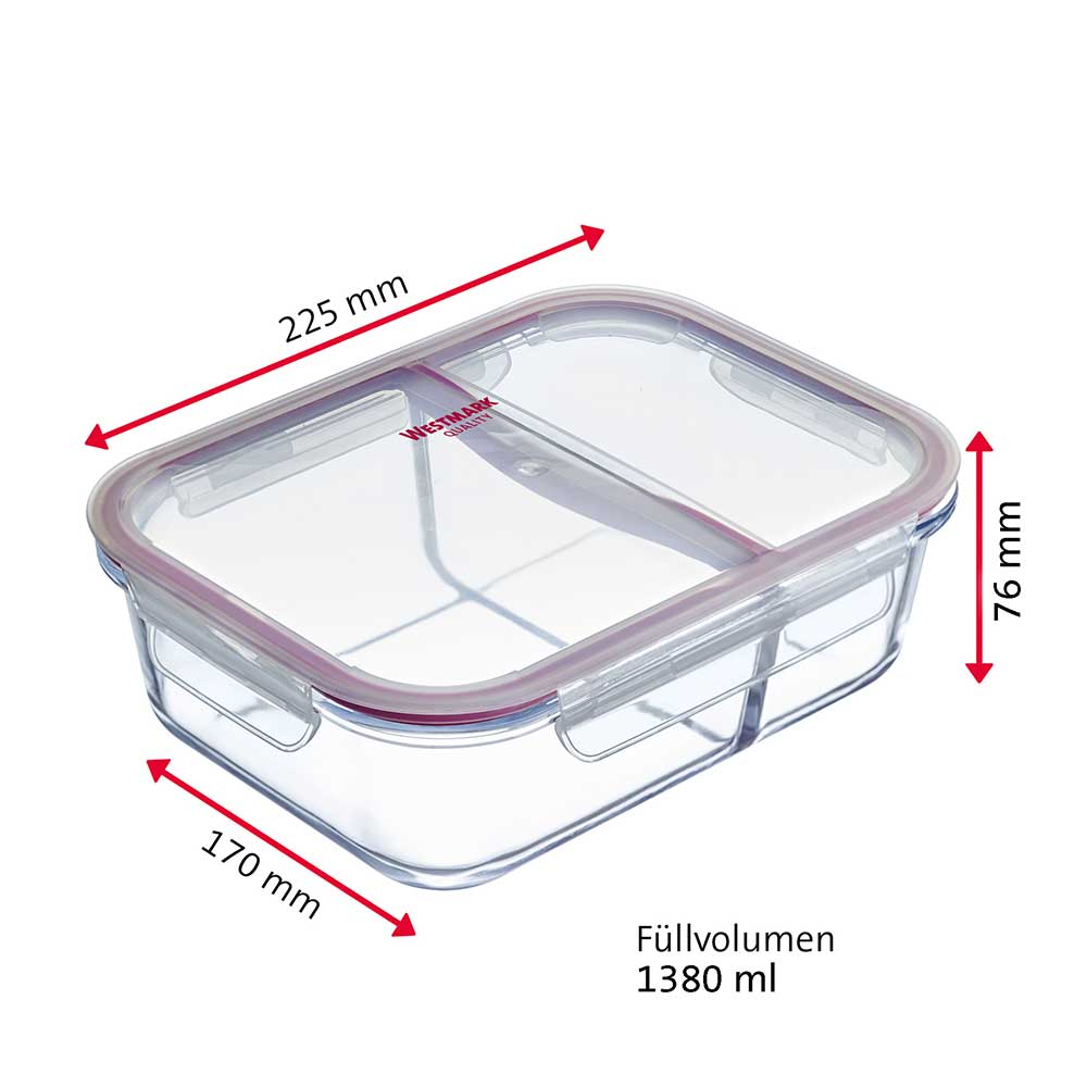 Glas-Frischhaltedose von Westmark Glas-Frischhaltedose von Westmark