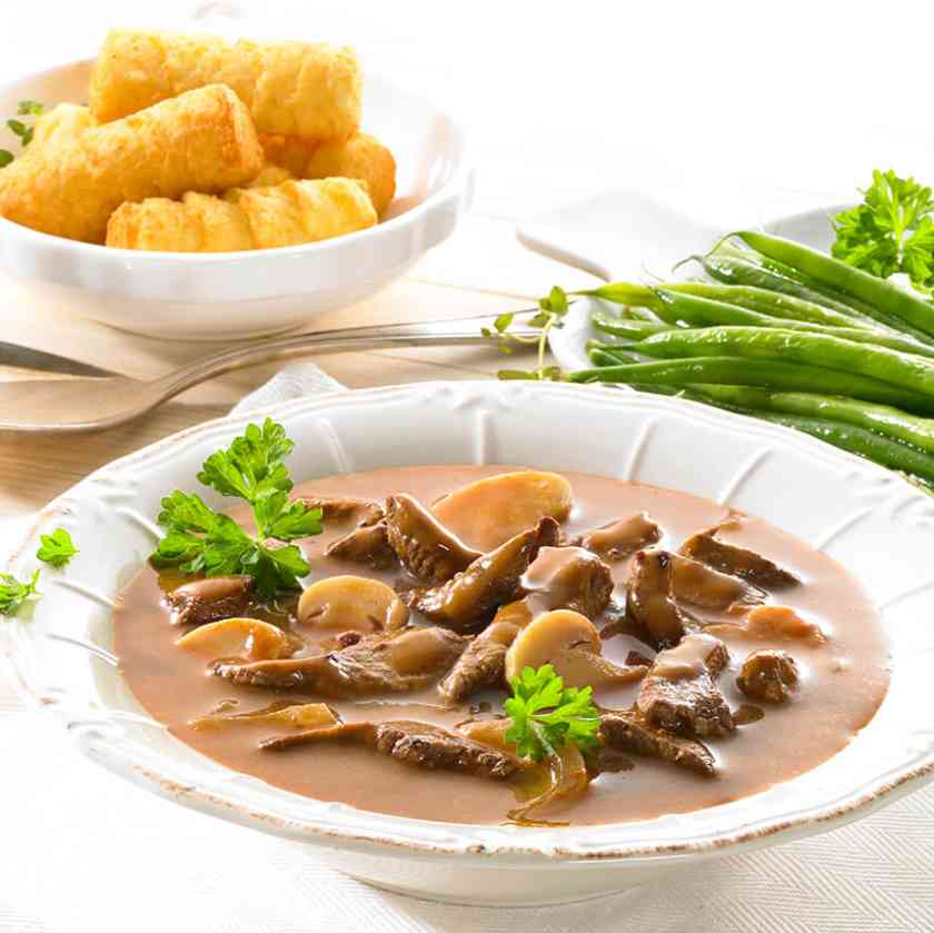 BIO Rinder-Geschnetzeltes nach Stroganoff-Art, 370 g