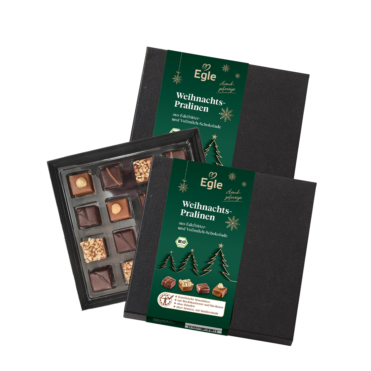 Bio Weihnachts-Pralinen, Doppelpack