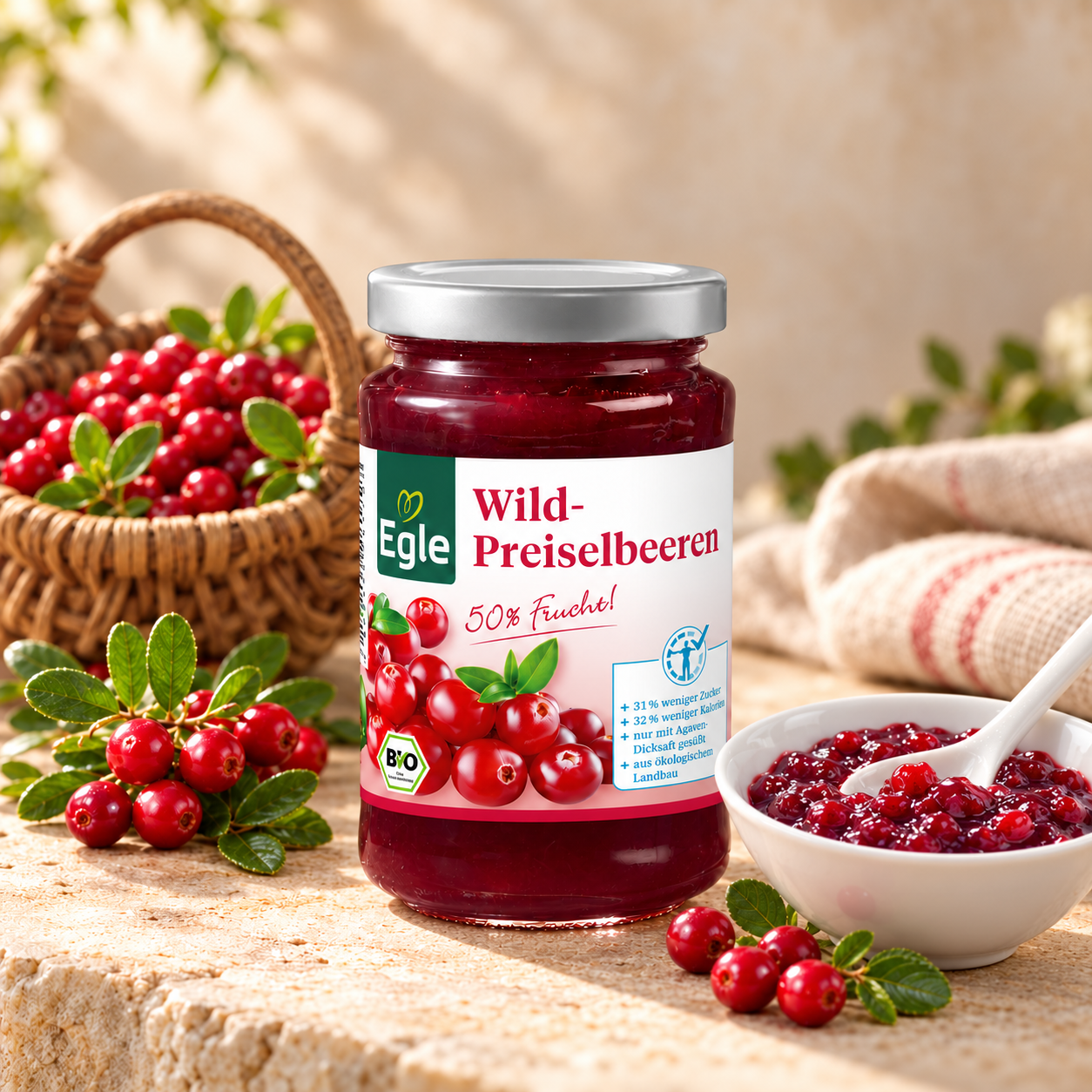 BIO Wild-Preiselbeeren, 240 g