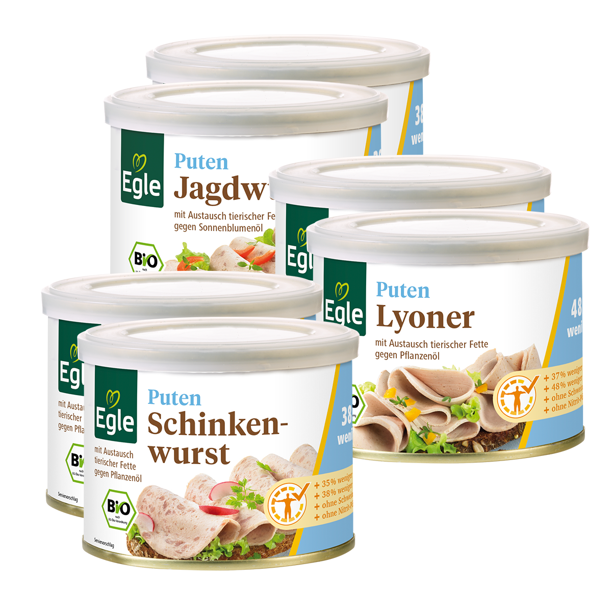 BIO Putenwurst-Paket, 6 x 200 g
