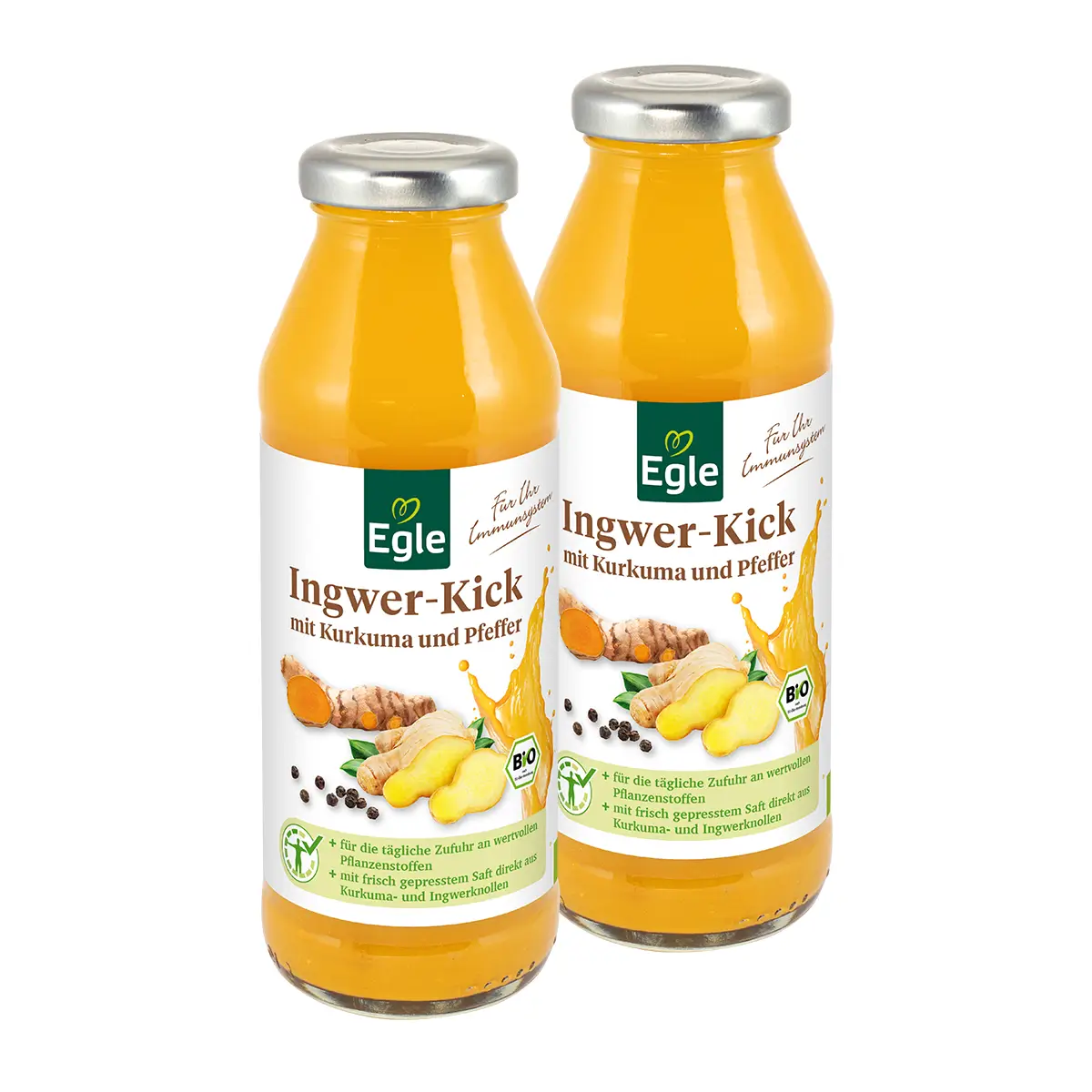 BIO Ingwer-Kick, 2 x 280 ml