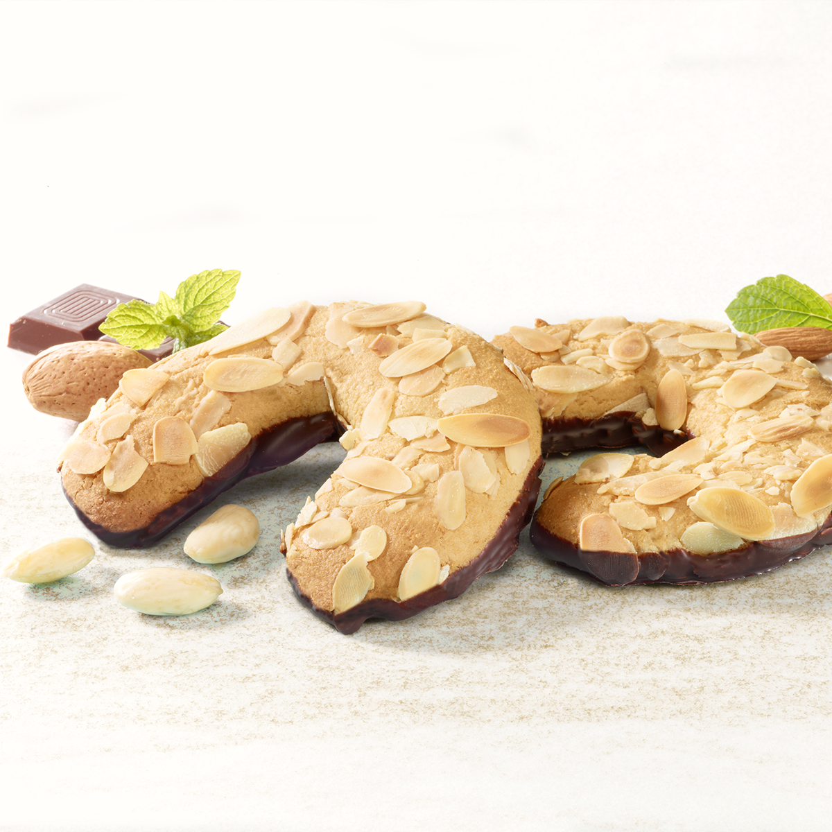 BIO Mandelhörnchen, 4 x 75 g