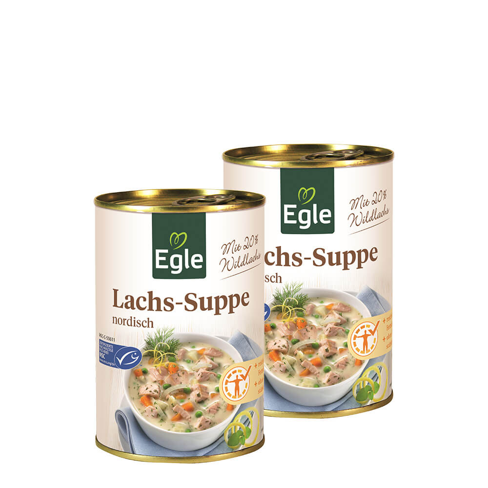 Nordische Lachs-Suppe, 2 x 400 ml
