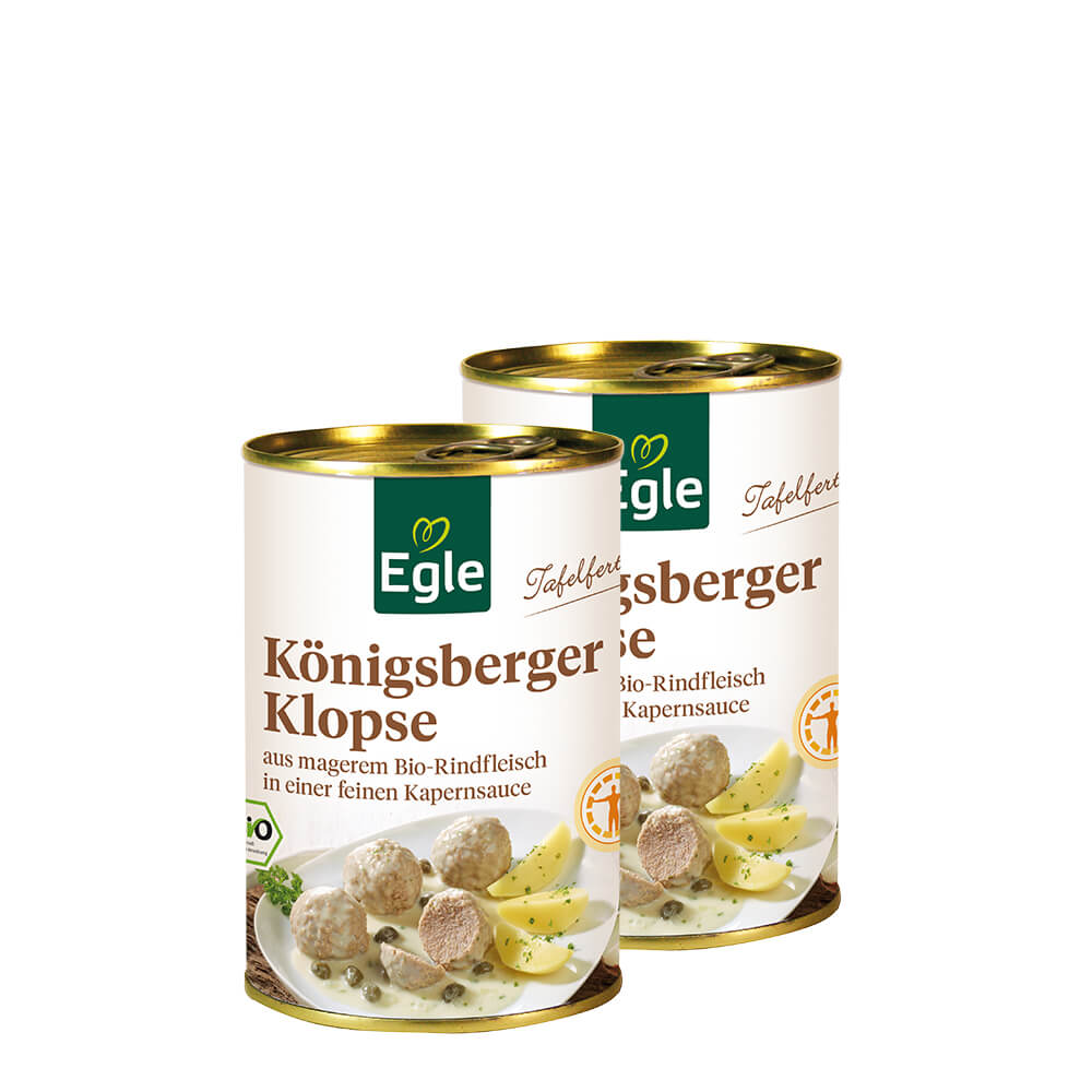 Bio Königsberger Klopse, 2 x 400 g – Doppelpack