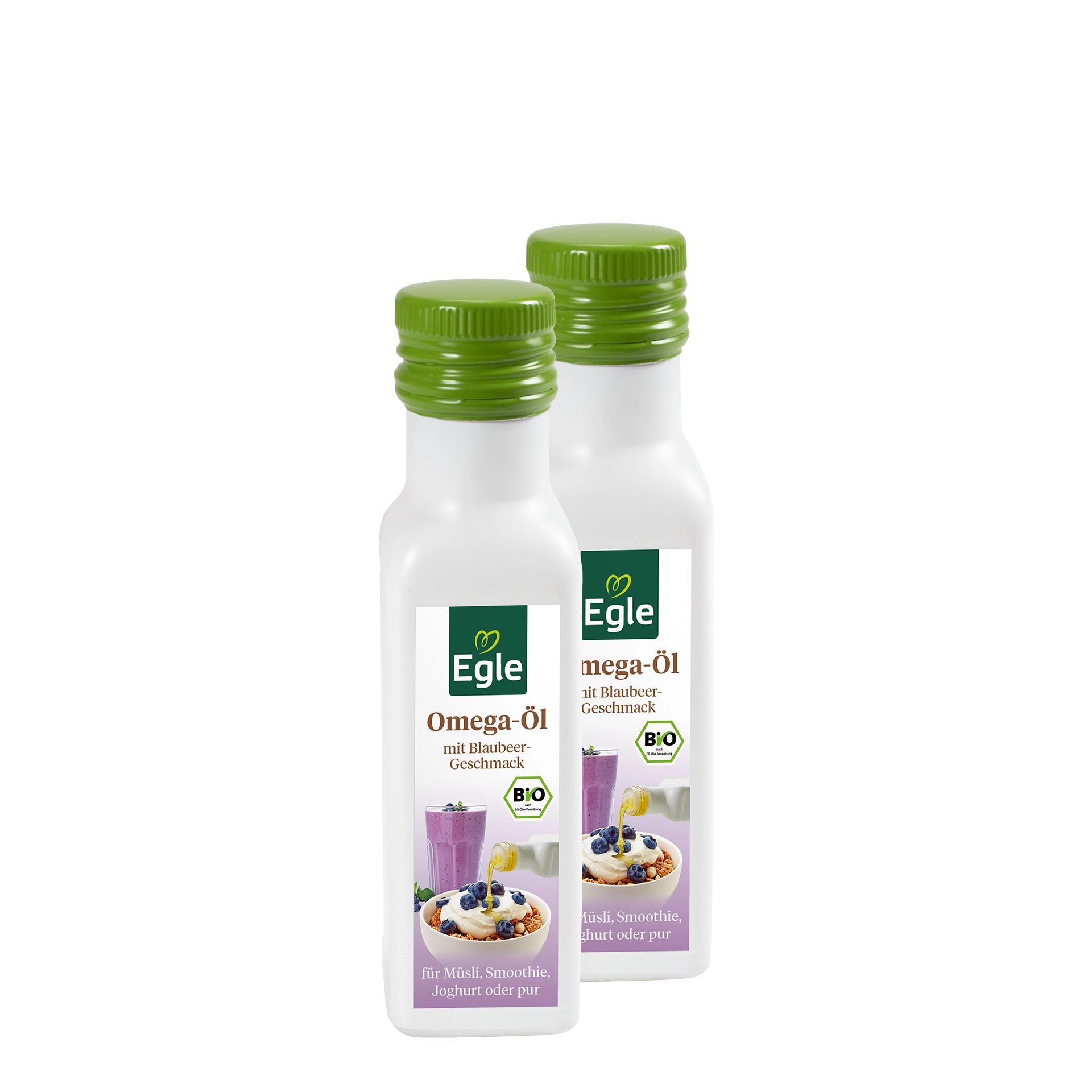 Bio Omega-Öl mit Blaubeer-Geschmack, 2 x 100 ml
