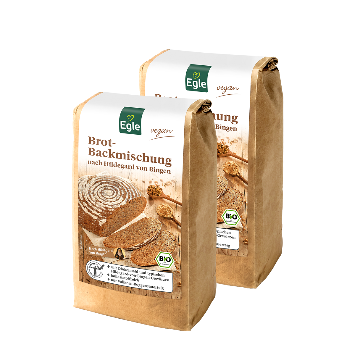 BIO Brotbackmischung nach Hildegard von Bingen, 2 x 500 g