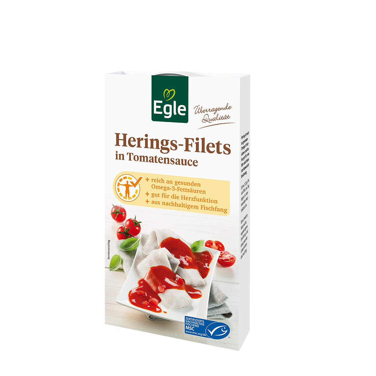Heringsfilet in Tomatensauce, 190 g