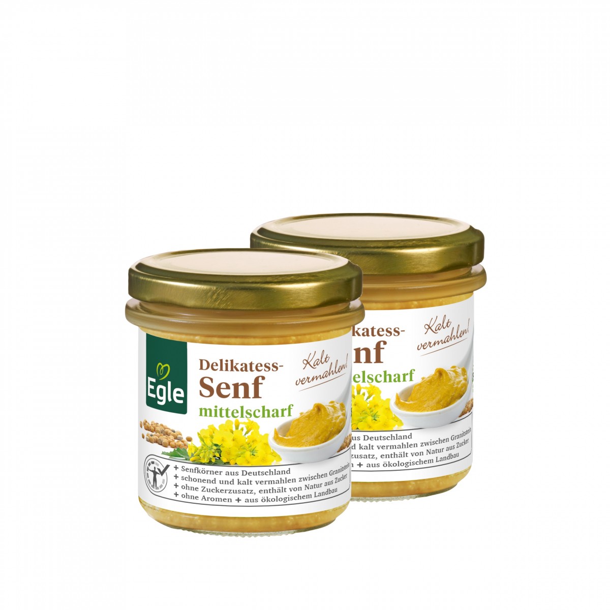 Bio Delikatess-Senf mittelscharf 2 x 150 ml Bio Delikatess-Senf mittelscharf 2 x 150 ml