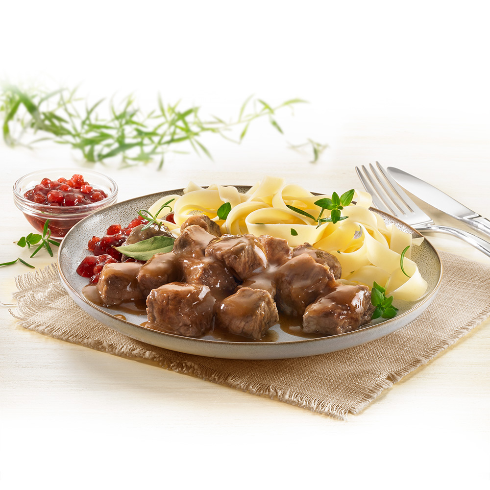 Hirsch-Gulasch