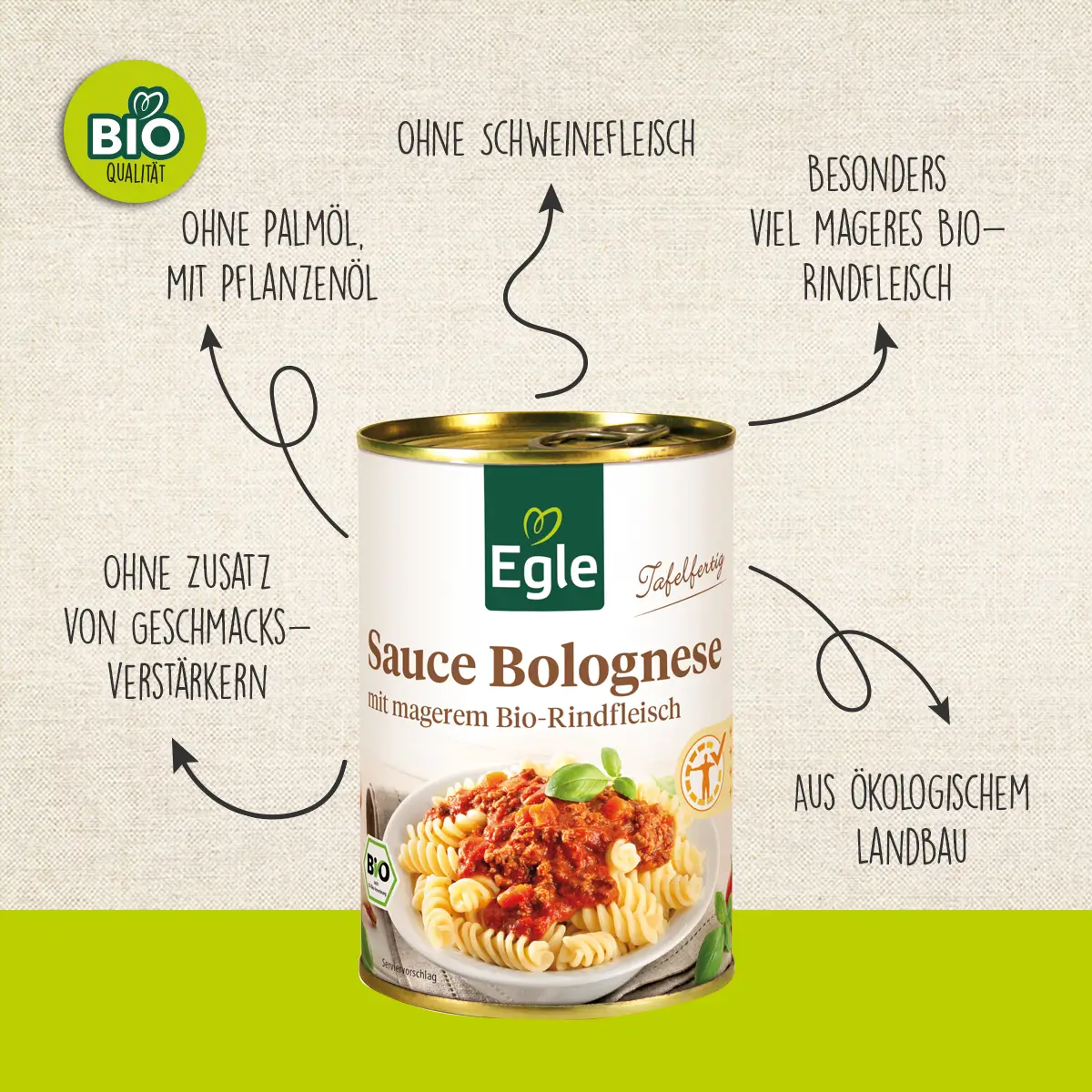 BIO Sauce Bolognese, 400 g