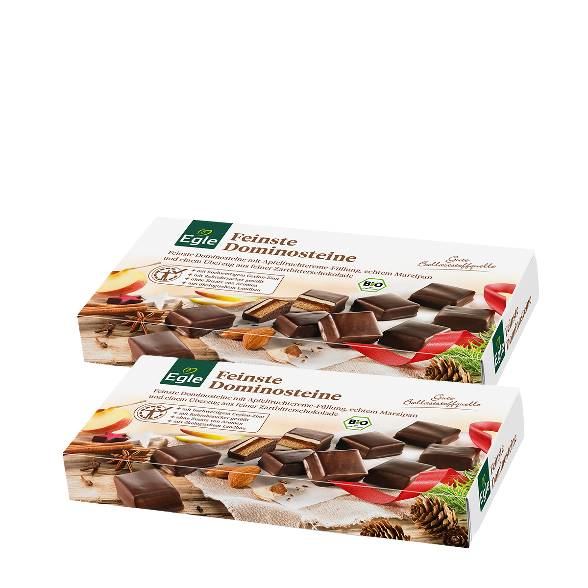 BIO Feinste Dominosteine, 2 x 140 g