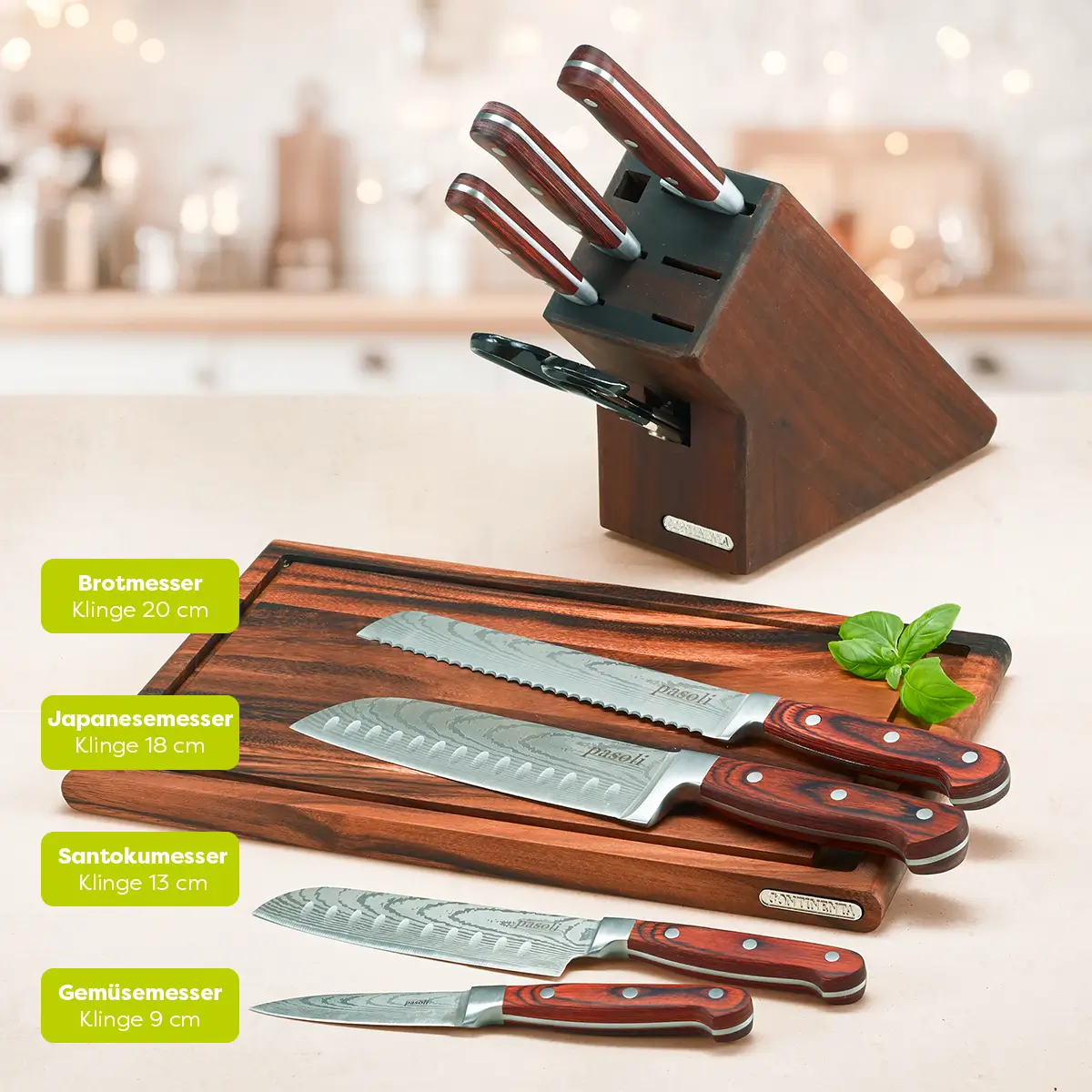 Pasoli Brotmesser Klinge 20cm