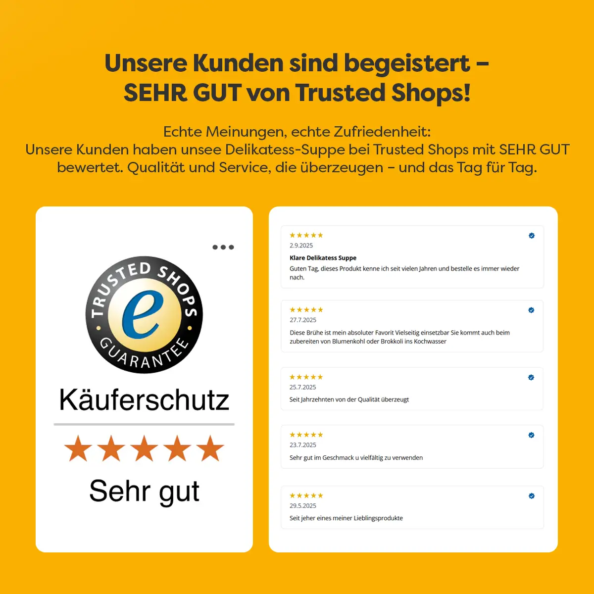 Klare Delikatess-Suppe, 400 g