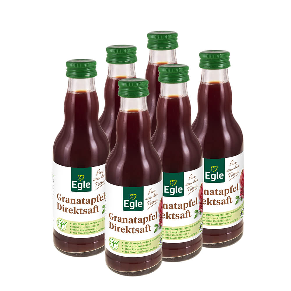 Bio Granatapfelsaft, 6 x 200 ml - Aktion