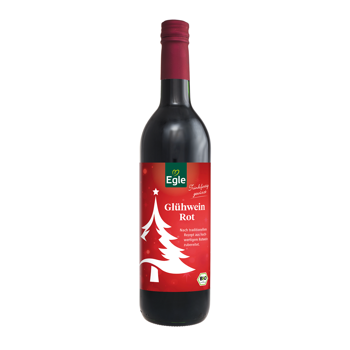 BIO Glühwein rot, 0,75 l