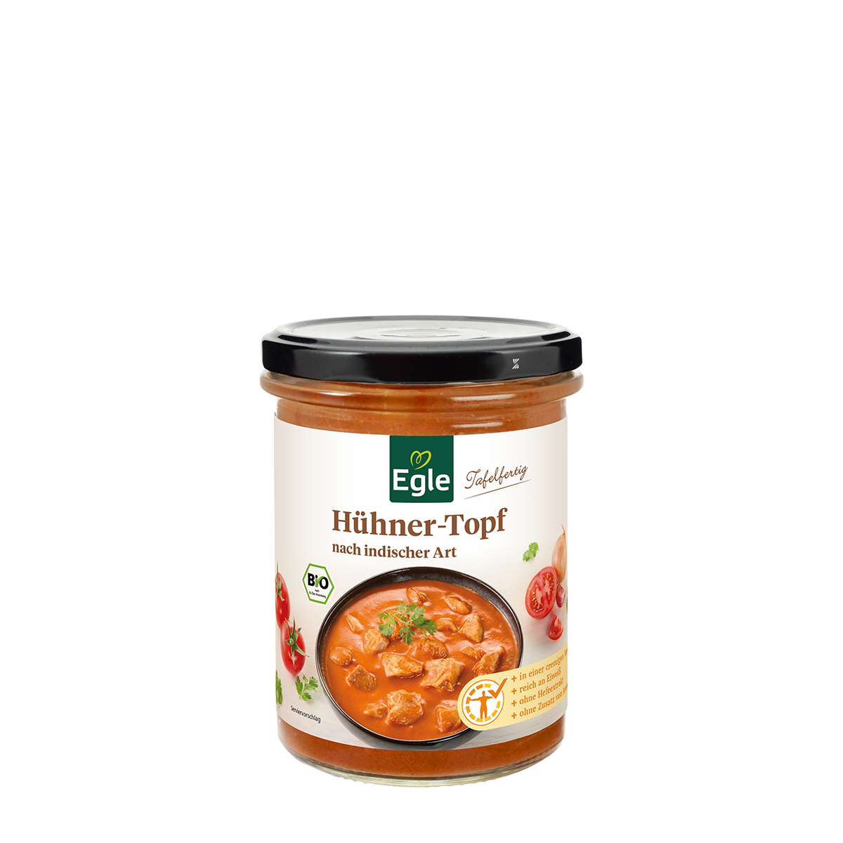 BIO Hühner-Topf nach indischer Art, 390 g