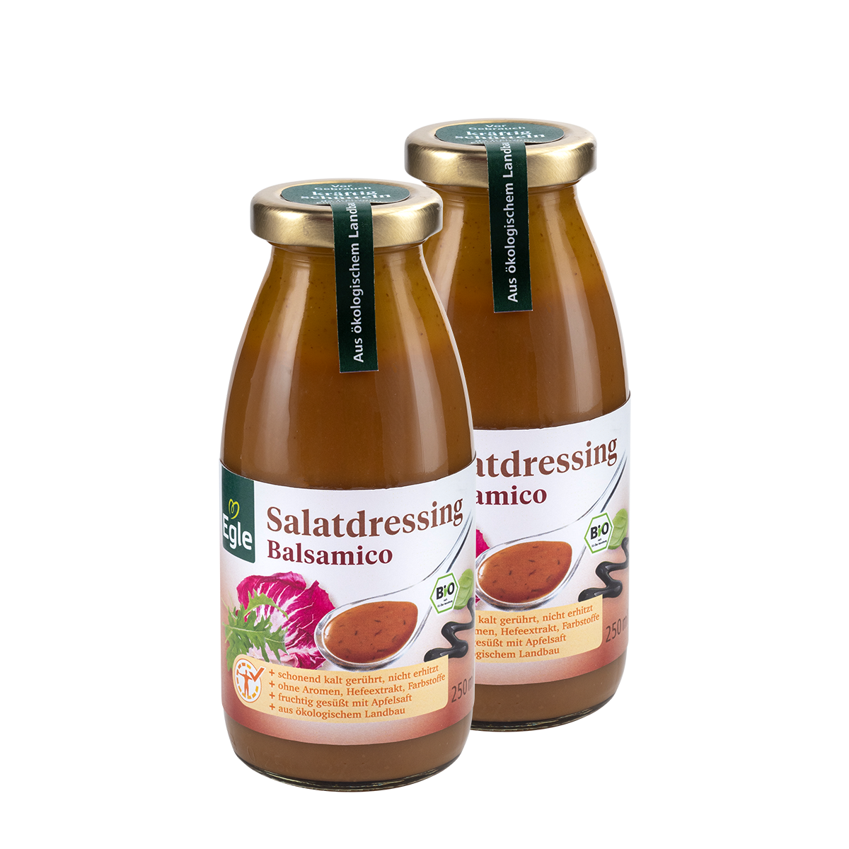 BIO Salatdressing Balsamico, 2 x 250 ml