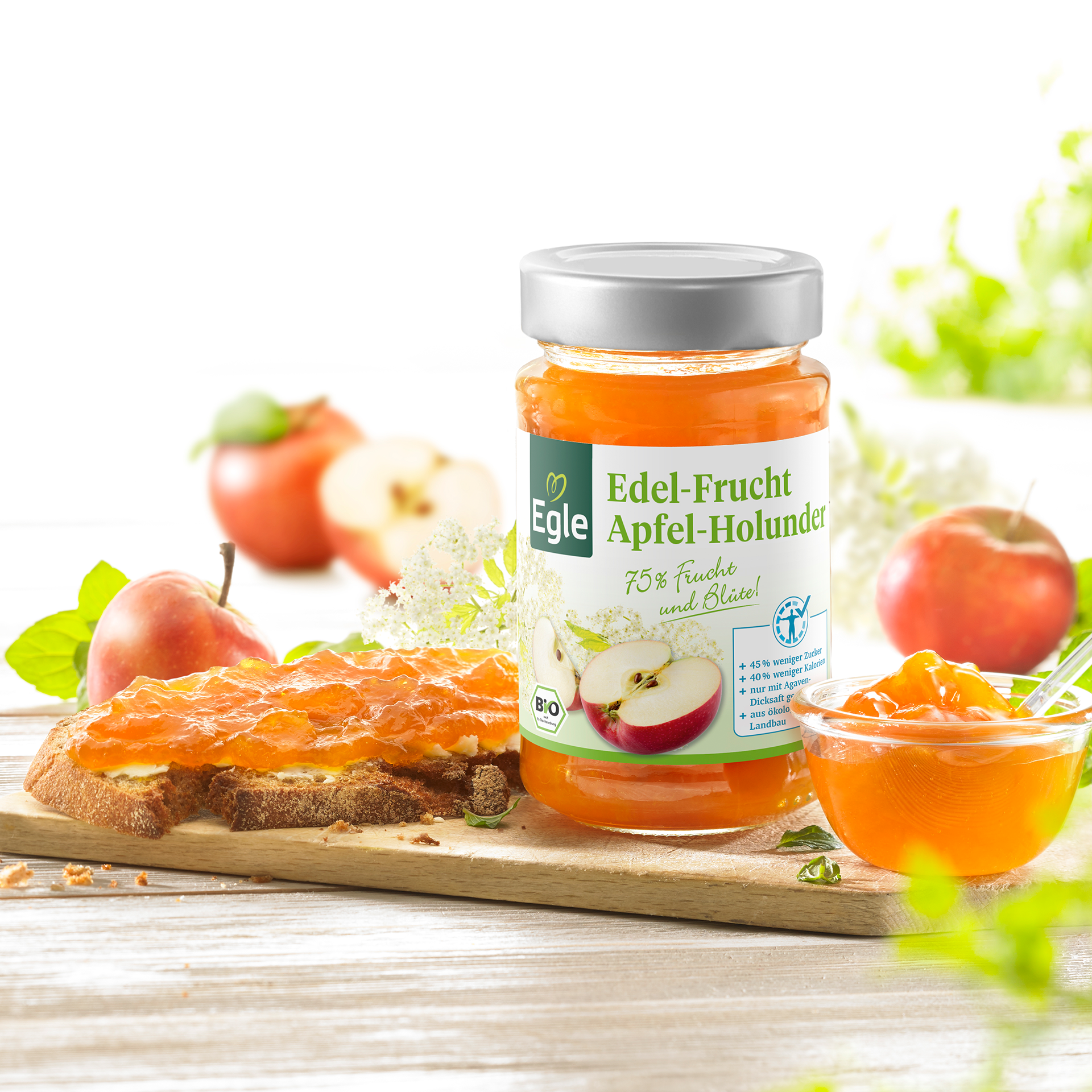 BIO Edel-Frucht Apfel-Holunderblüte, 250 g