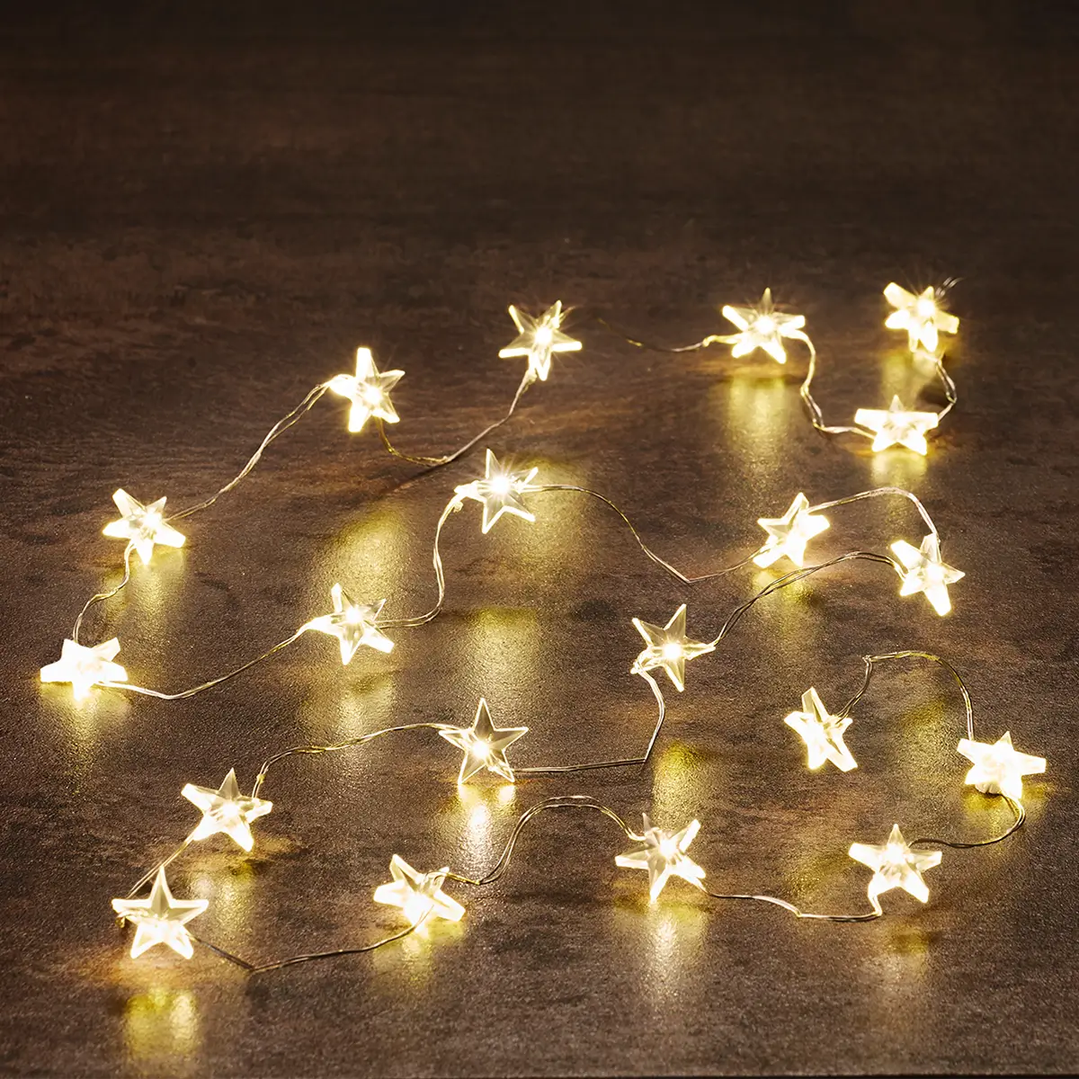 Lichterkette mit Sternen