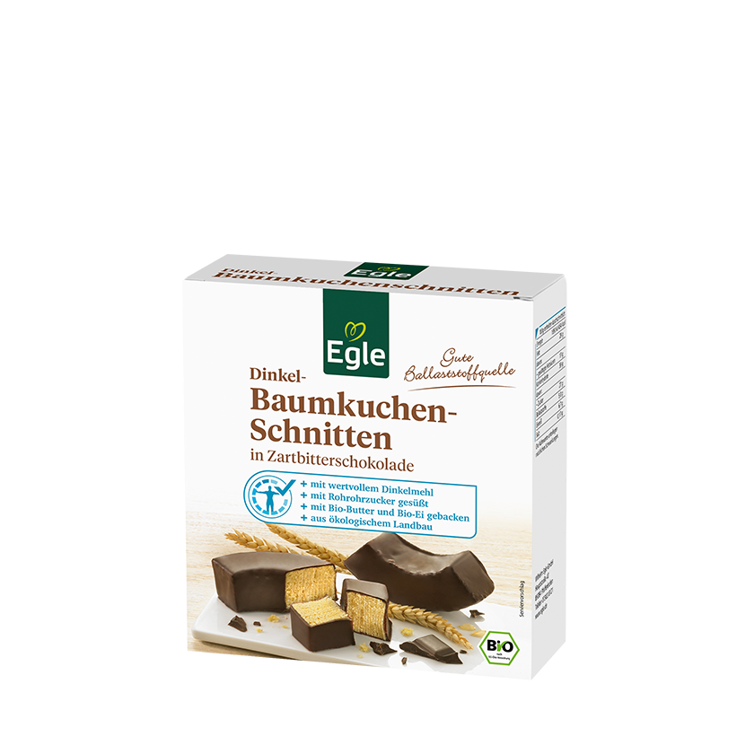 BIO Dinkel-Baumkuchenschnitten, 100 g
