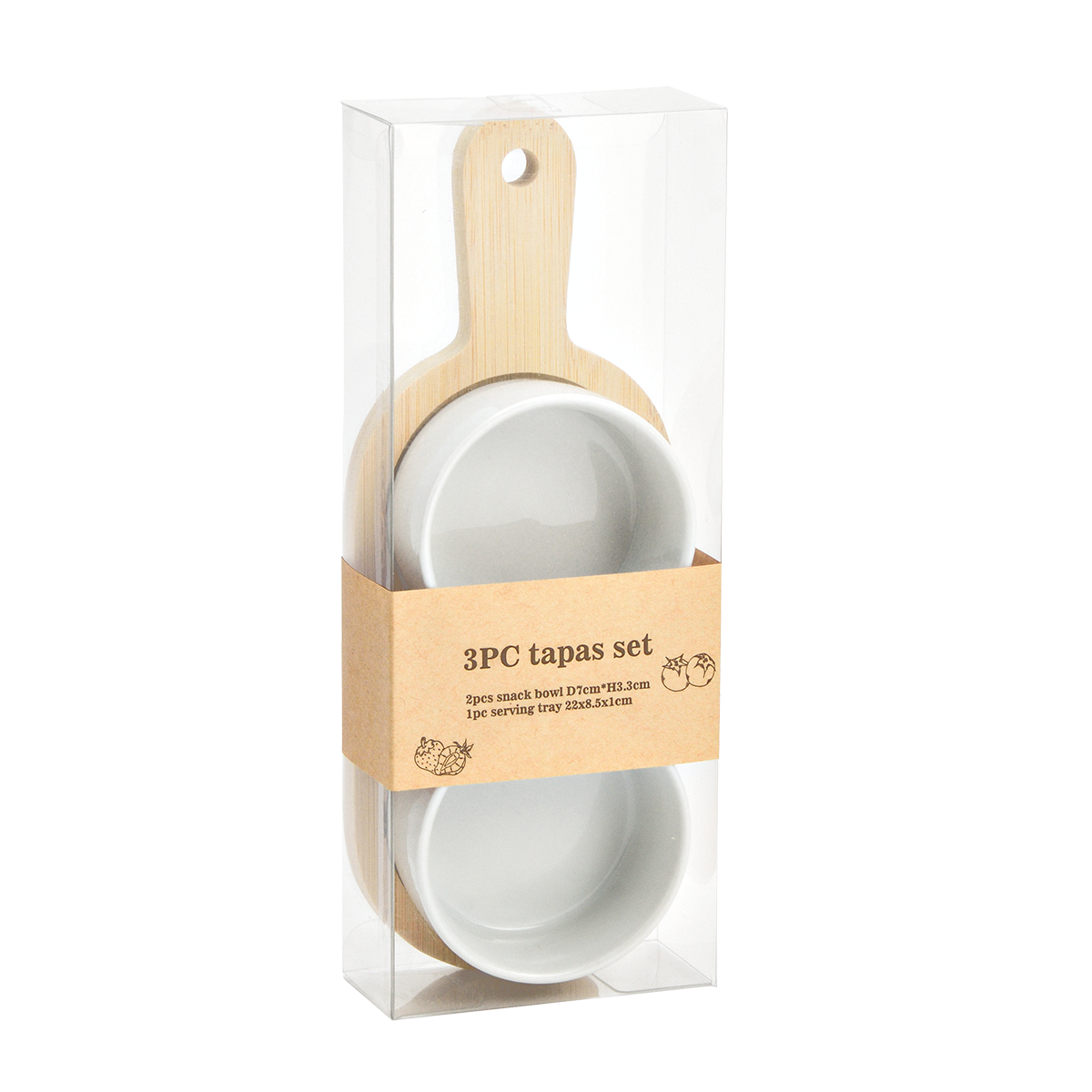 Tapasschalen 3er-Set