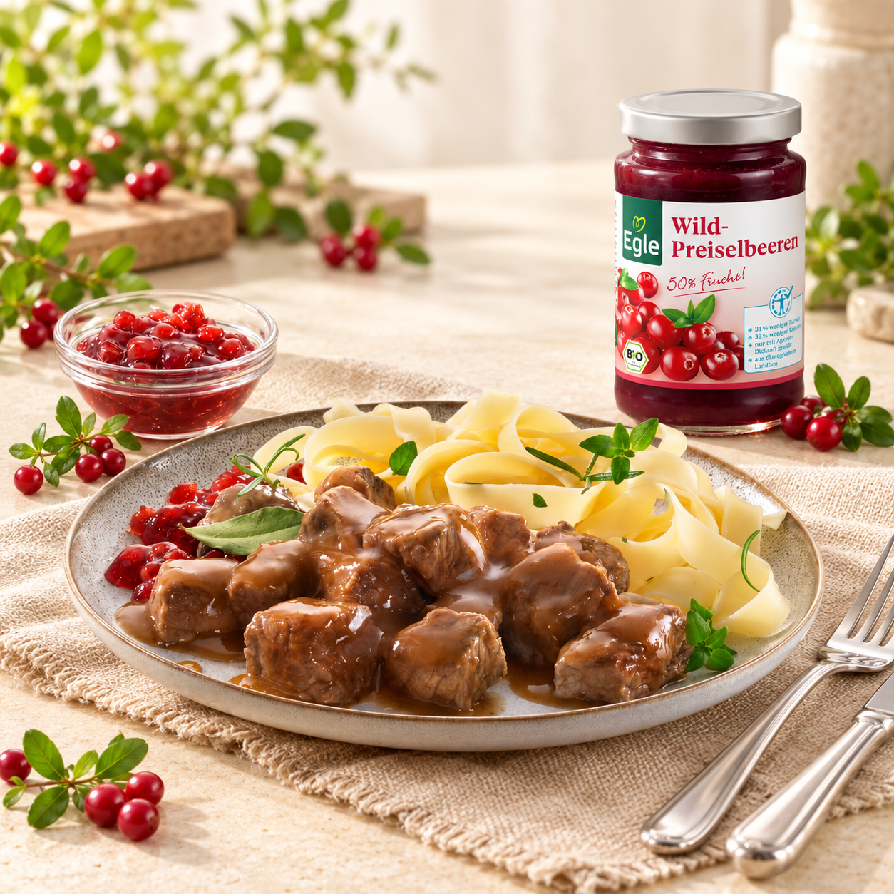 BIO Wild-Preiselbeeren, 240 g