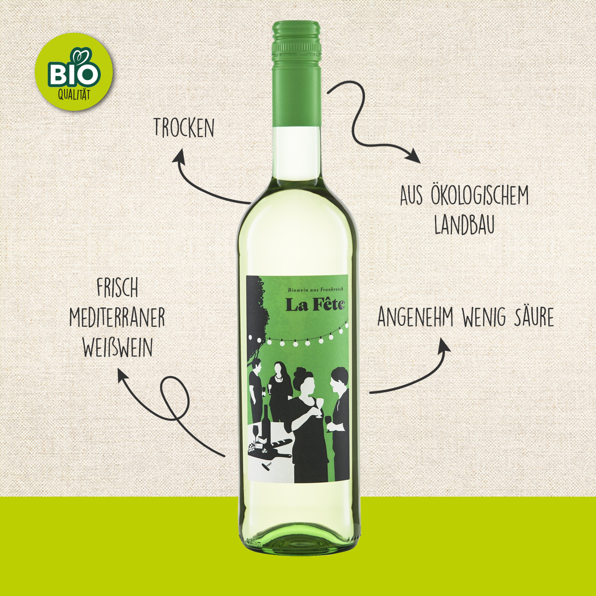 BIO La Fête Blanc, 0,75 l