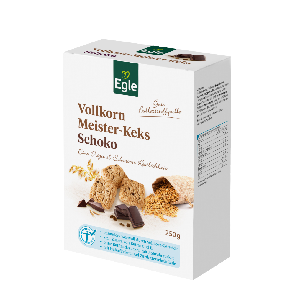 Vollkorn-Meisterkeks Schoko, 250 g