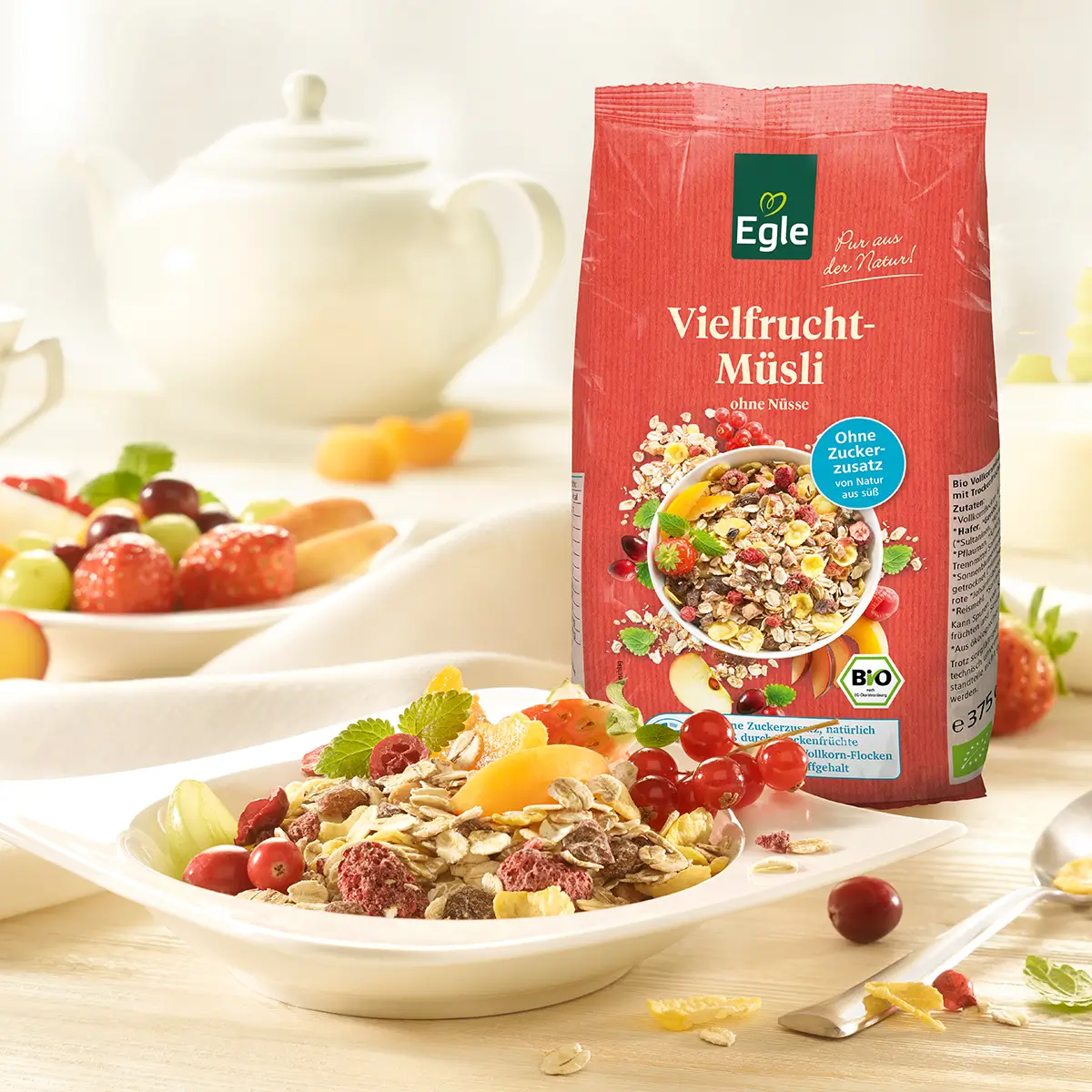 Bio Vielfrucht-Müsli, 375 g