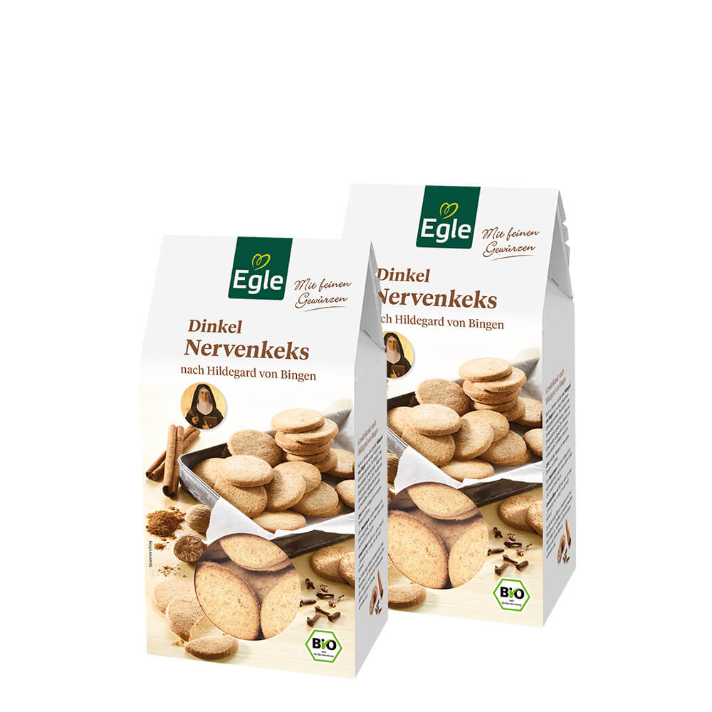 Bio Dinkel Nervenkeks nach Hildegard von Bingen, 2 x 150 g