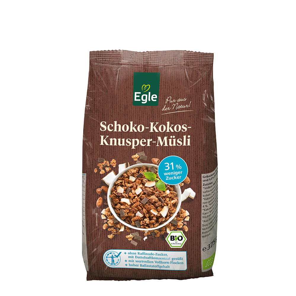 Bio Schoko-Kokos-Knusper-Müsli, 375 g - Neukunden-Aktion