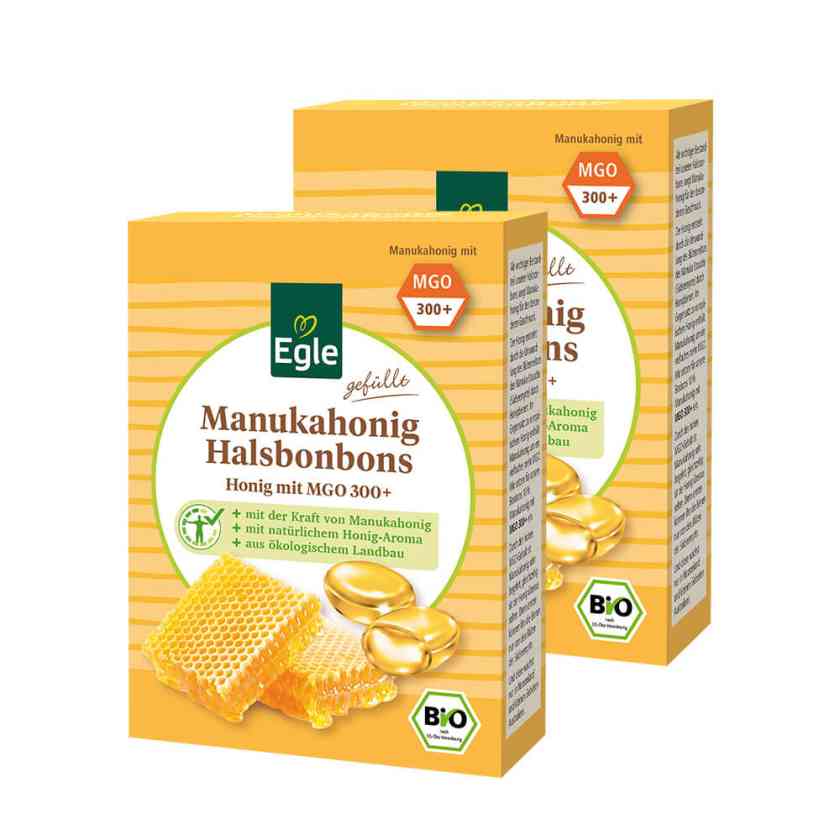 BIO Manukahonig Halsbonbons, 2 x 100 g