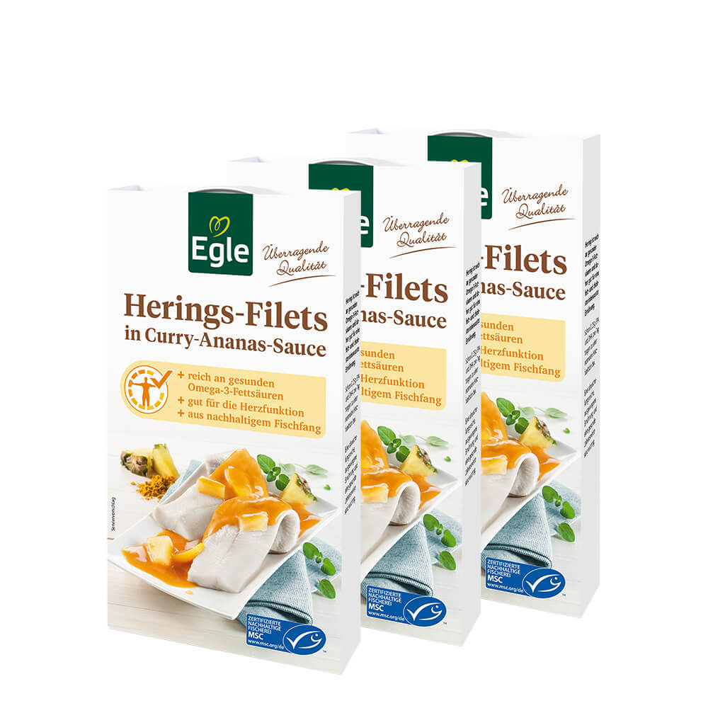 Hering in Curry Ananas Hering in Curry Ananas